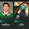 Robertson of Stars, registered nurse NHL Rookies of Month