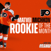 Matvei Michkov Named NHL Rookie of the Month for October