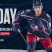 preview blue jackets honor johnny matthew gaudreau in home opener