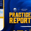 buffalo sabres practice report lines power play