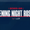 Capitals Announce 2025-26 Opening Night Roster