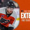 PHILADELPHIA FLYERS AGREE TO TERMS WITH DEFENSEMAN CAM YORK ON A FIVE-YEAR CONTRACT