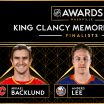 Backlund, Lee, Nurse named King Clancy Trophy finalists