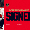 Florida Panthers Agree to Terms with Goaltender Louis Domingue on a One-Year, Two-Way Contract