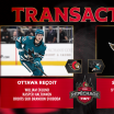 Les Sénateurs d'Ottawa acquièrent William Eklund et deux jeunes espoirs des Sharks de San Jose en échange d'un choix de première ronde en 2026