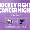 Islanders to Host Hockey Fights Cancer Night on Nov. 23