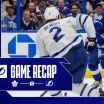 Recap: Tampa Bay Lightning 4, Toronto Maple Leafs 2