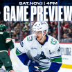 Canucks Roll into Minnesota for Their Second Game of Road Trip