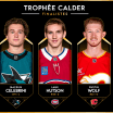Hutson, Celebrini et Wolf finalistes à l’obtention du Calder