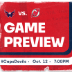 Caps Open Season vs. Devils