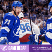 Recap: Tampa Bay Lightning 8, Colorado Avalanche 2