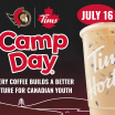 Senators Participate in 2025 Tim Hortons Camp Day