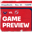 Caps Have Saturday Night Date with Devils in DC