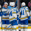 St. Louis Blues Vancouver Canucks game recap March 21 2026