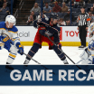 blue jackets pull away from sabres in preseason contest