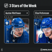 Matthews, Pettersson, Malkin are NHL 3 Stars of Week