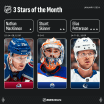 MacKinnon, Skinner, Pettersson named NHL 3 stars of month January 2024