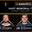Finalisty Hart Trophy jsou Kučerov, MacKinnon, McDavid