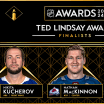 Nikita Kucherov, Nathan MacKinnon, Auston Matthews nominerade till Ted Lindsay Award