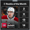 Lane Hutson named NHL Rookie of the Month for December 2024