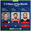 Nathan MacKinnon leads 3 Stars of the Month for December 2024