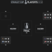2025 Stanley Cup Playoffs first round schedule television results