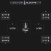 2025 Stanley Cup Playoffs first round schedule television results