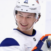 Matthew Schaefer suits up for New York Islanders for 1st time