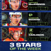 MacKinnon, Bedard, Carlsson named NHL 3 Stars of Week November 10, 2025