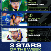 Johnston, Hagel, Wilson named NHL 3 Stars of Week December 1, 2025