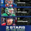 Sorokin, Oettinger, Verhaeghe named NHL 3 Stars of Week December 8, 2025