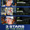  Schaefer, Silovs, Boldy named NHL 3 Stars of Week March 2, 2026