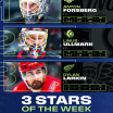 Forsberg, Ullmark, Larkin named NHL 3 Stars of Week April 13, 2026