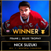 Cole Caufield, Nick Suzuki win Selke, Lady Byng trophies