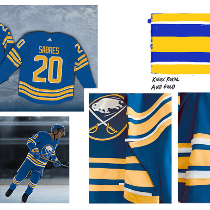The Buffalo Sabres debut gold jersey for special season