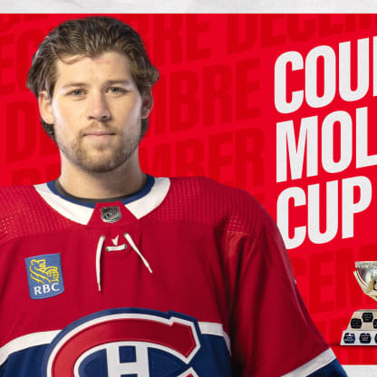 Josh Anderson earns Molson Cup honor for December