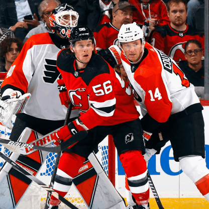 Devils roll Flyers 6-0 in preseason Game 1