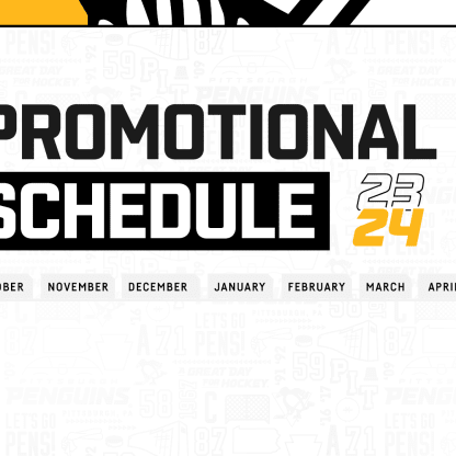 Promotional Games Schedule for 23/24 season. No More Bobbleheads