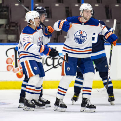 Young Stars Beau Akey scores first goal with Edmonton Oilers in 3