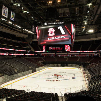 Biggest In-Arena Scoreboard in World, Home at Prudential Center