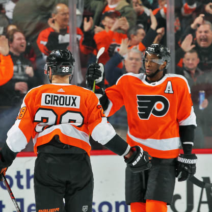 Claude Giroux passes Eric Lindros on Flyers' all-time goals list