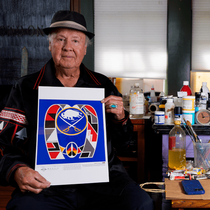 Sabres unveil logo for Native American Heritage Night, designed by