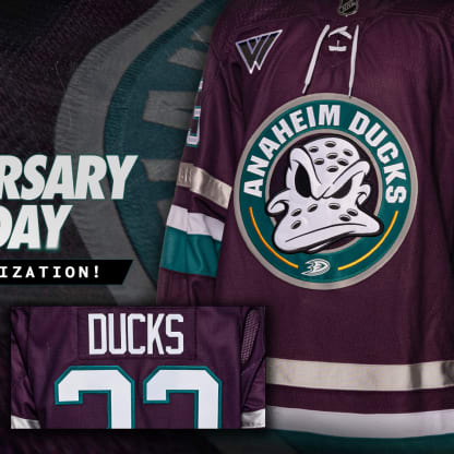 1993 Anaheim Mighty Ducks Prototype Jerseys & Original Development