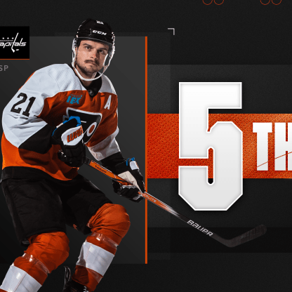 5 Things Flyers vs. Capitals Philadelphia Flyers