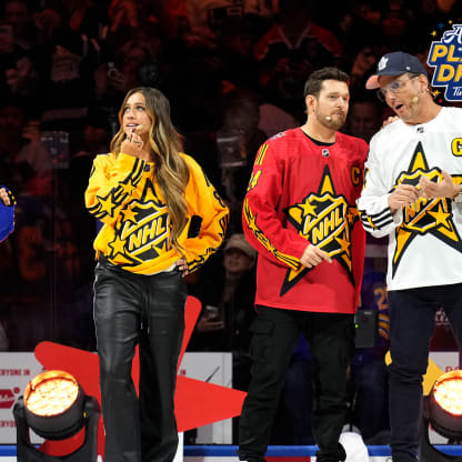 NHL All-Star Game celebrity captains live dream at player draft