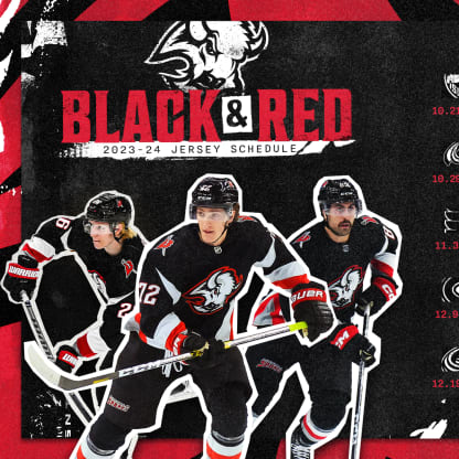 Buffalo Sabres unveil new black and red jersey