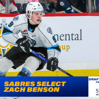 Sabres select Zach Benson at No. 13 in 2023 NHL Draft: 'I'm super stoked' -  The Hockey News Buffalo Sabres News, Analysis and More