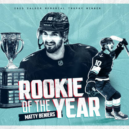 NHL rookie of the year Matty Beniers, son of Broadway actress, takes the  spotlight