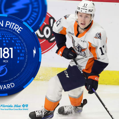 Kaden Pitre CCM AS-V Pro Game Worn OHL Flint Firebirds Ice Skates Size 8