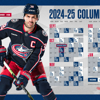 Blue Jackets announce 2024-25 regular season schedule | Columbus